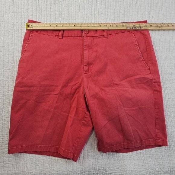 Old Navy Chino Shorts Men's Size 40 Red Ultimate Tech Built-In Flex Slim Preppy - Picture 3 of 12